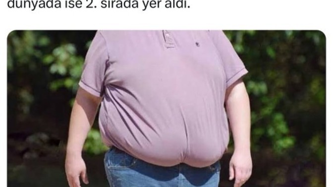Türkiye Avrupa'nın en obez ülkesi olmuş. Siz kaç kilosunuz?