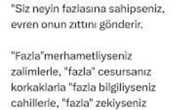 Siz neyin fazlasına sahipsiniz?
