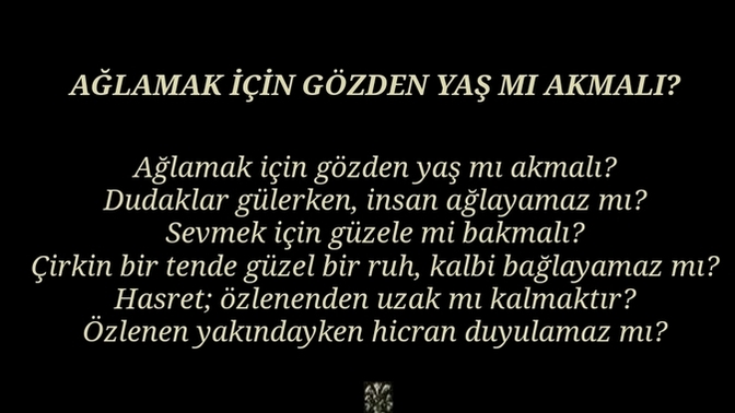 Sevmek için güzele mi bakmalı?