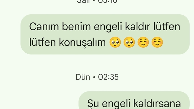 Bu mesajları yazan benim, sizce çaresizliğin kaçıncı seviyesi bu?