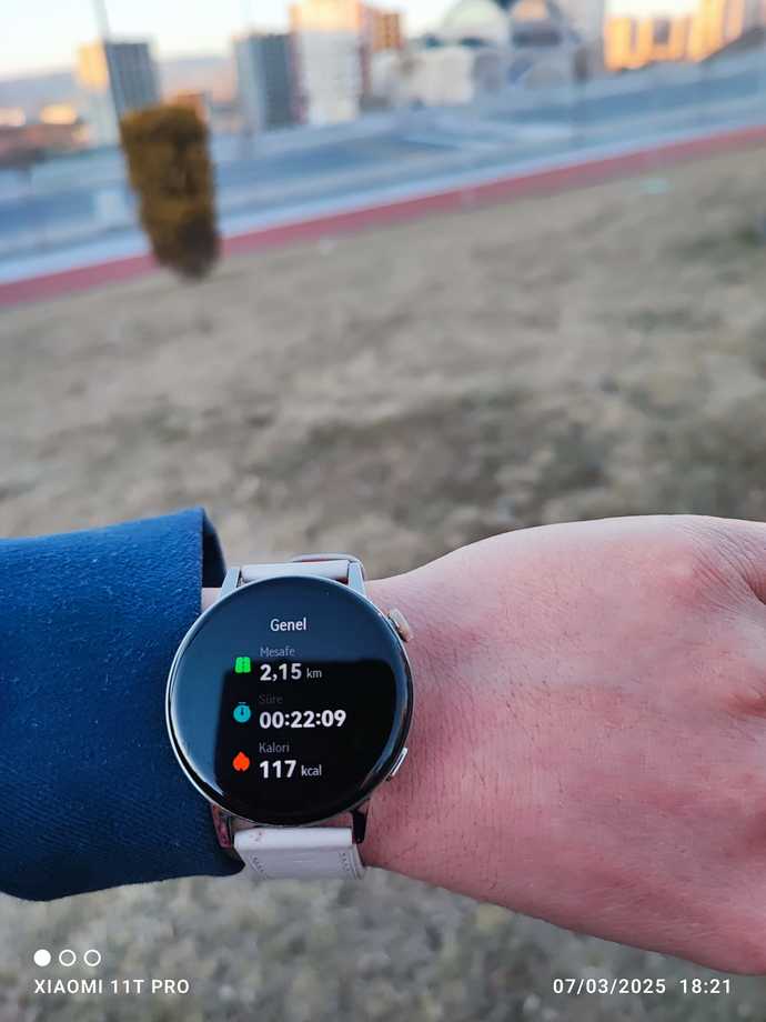 Her gun 2 km yürürüm en kötü temiz besleniyorum