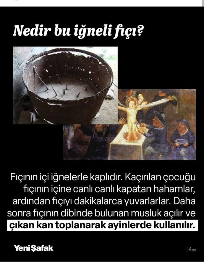 Yahudilerin kanlı çörek yediğini biliyor musunuz?