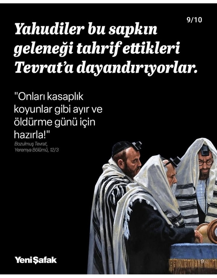 Yahudilerin kanlı çörek yediğini biliyor musunuz?