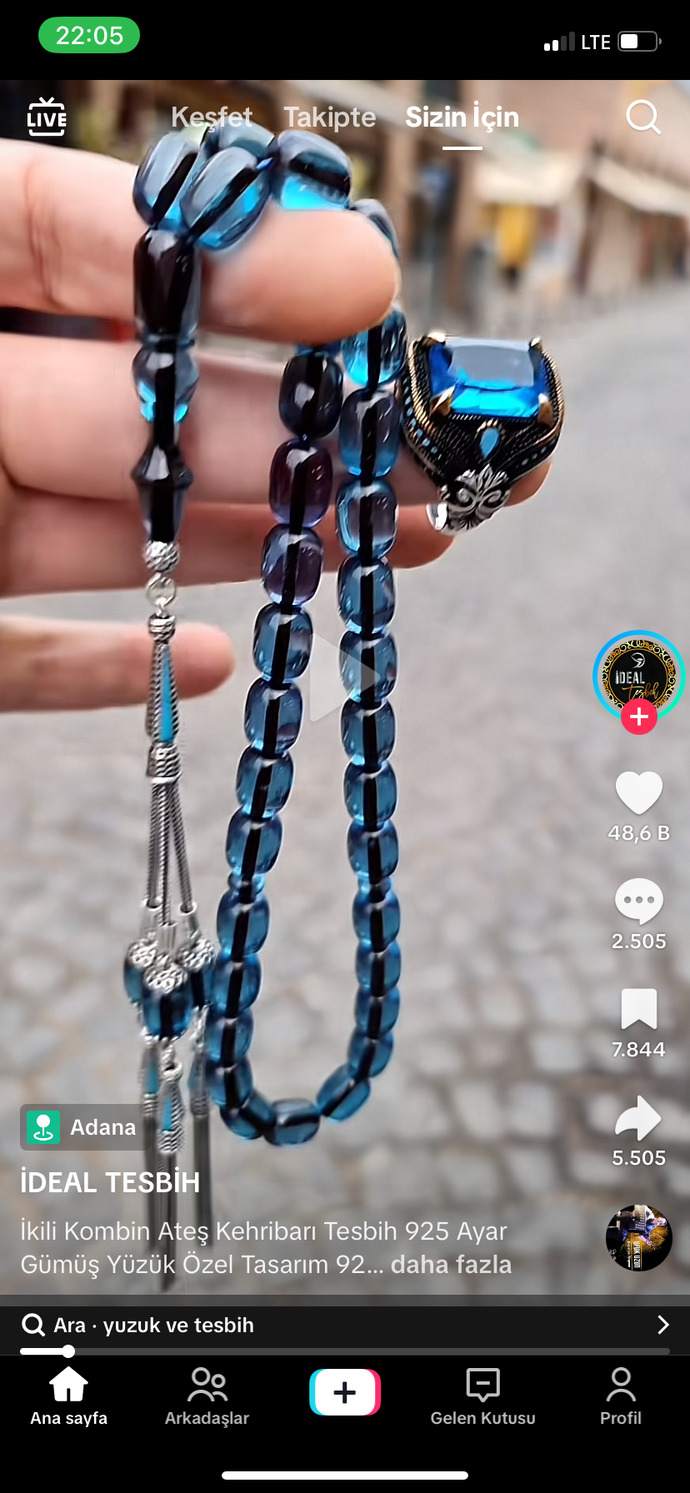 Erkek arkadaşıma tesbih alacam fikir verir misiniz?