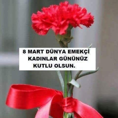 8 Mart kadinlar günü tüm kadınlarının kadınlar gününü kutlarım. iyi ki varsınız siz olmadan yasamın tadi tuzu olur mu?