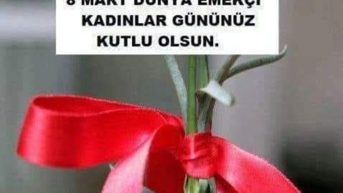 8 Mart  kadinlar günü tüm kadınlarının kadınlar gününü kutlarım. iyi ki varsınız siz olmadan yasamın tadi tuzu olur mu?