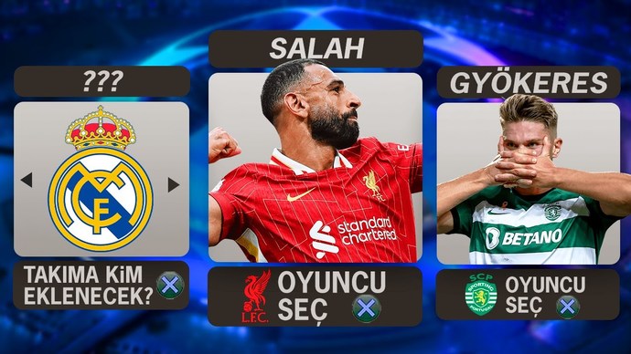 Size rastgele vereceğim takımlardan bir kadro kurabilir misiniz?