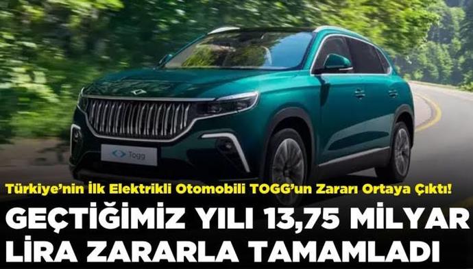 TOGG %37 değer kaybederek 13.75 milyar zarar ettiği açıklandı, yerli denilen bir ürün nasıl bu kadar zarar eder?