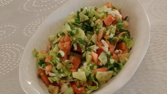 Kış salatası yaptım 🥗 yer misiniz?