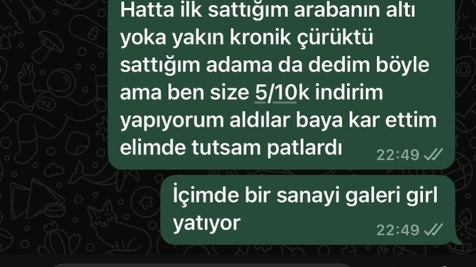 Arabadan anlayan kadın itici midir?