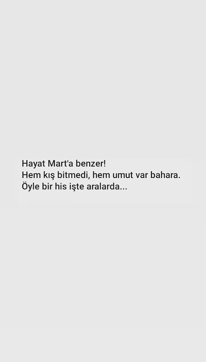 Sizce hayat neye benziyor?