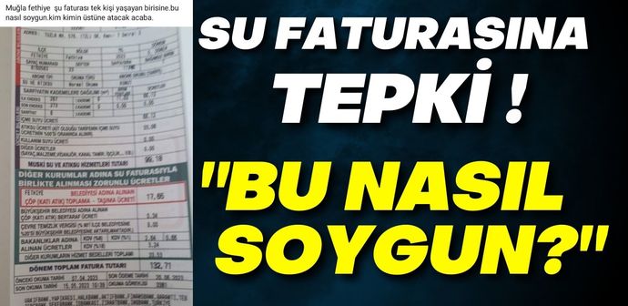 Su faturanız ne kadar? Sizce su faturaları belediyelerin en büyük gelir kapısı mı oldu?