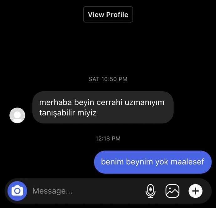 İlk mesajda mesleğini söyleyen biri mi daha iticidir, yoksa direkt konuya giren mi?