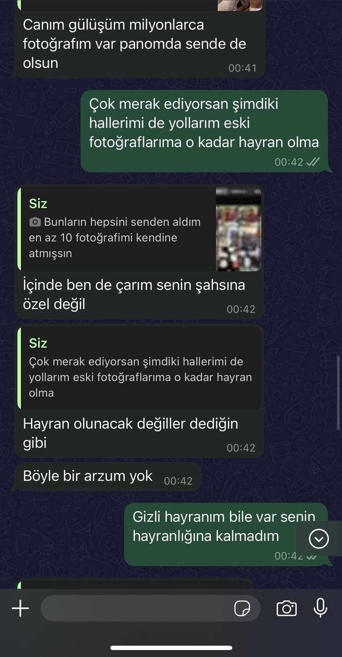 Eski kötü fotoğraflarımı kendine atan kardeşime ağır mı konuşmuşum?