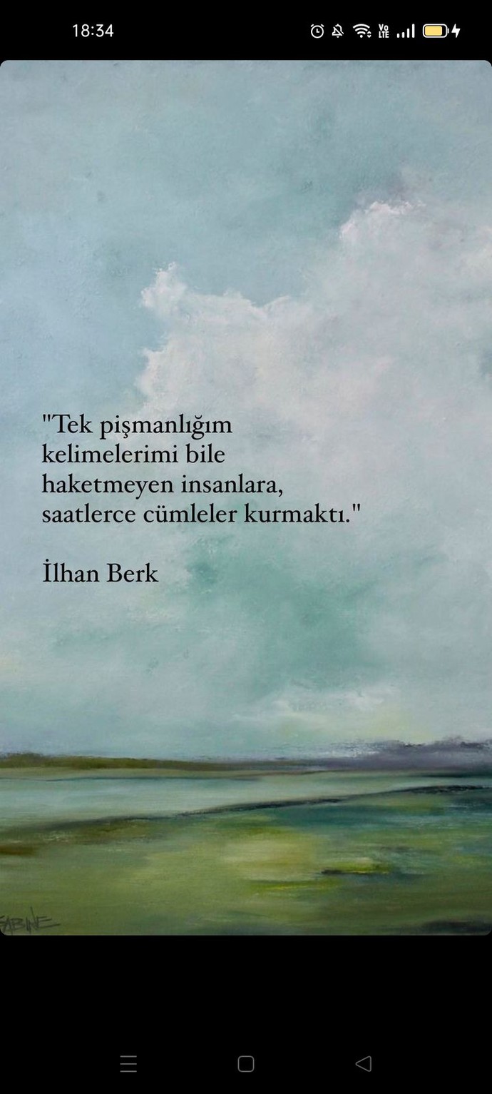 Senin Tek pişmanlığın nedir?
