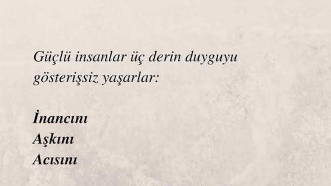 Kendinize güçlü olduğunu düşünüyor musunuz?