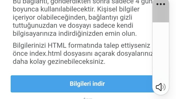 İnstagram dosyasını alamıyorum yardım lütfen?
