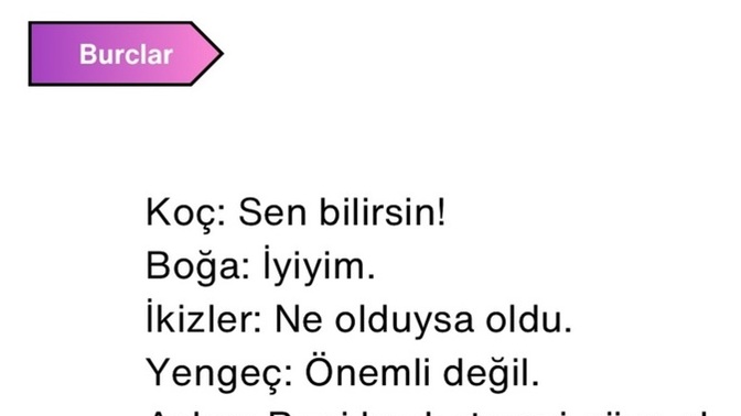 Burçlar nasıl trip atarmış?