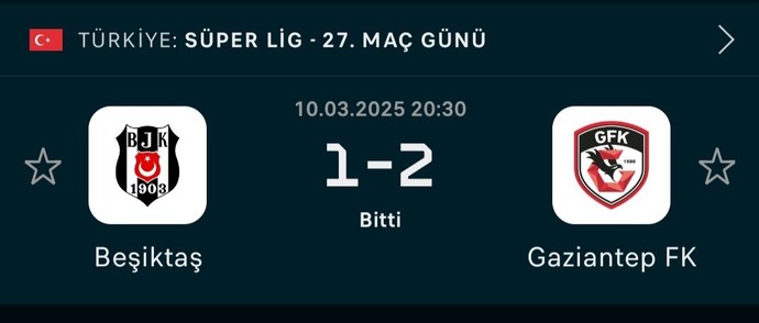 Beşiktaşa kendi evinde ŞOK! Beşiktaş 1-2 Gaziantepspor... Ne düşünüyorsunuz?