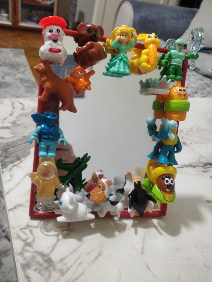 Kızıma yaptığım dekoratif ayna nasıl olmuş 😊?