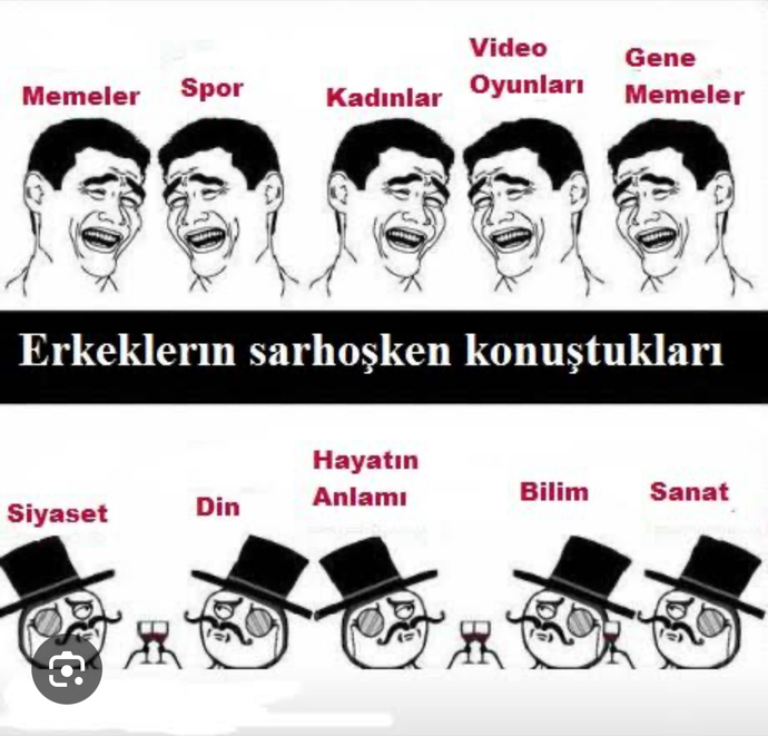 Erkekler biraraya geldıgınde ne konuşur?