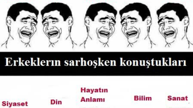 Erkekler biraraya geldıgınde ne konuşur?