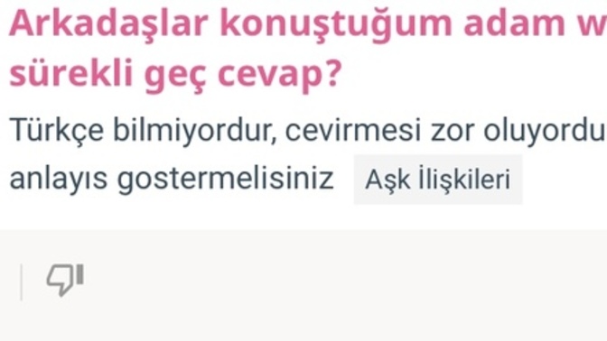 Konuştuğunuz kişinin, mesajlarınıza sürekli geç cevap vermesi sizi rahatsız eder mi?