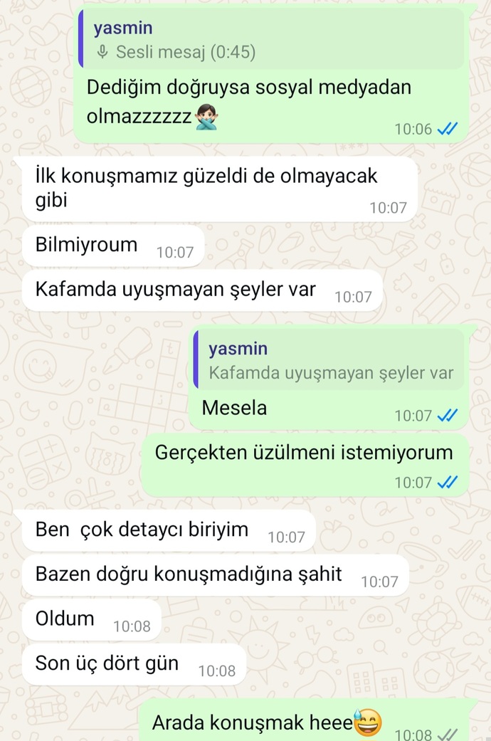Vakit geçsin diye biriyle konuşur musun ne kadar mantıklı nasıl yapılabilir ya da olabilir ihtimali mi var kafamda deli sorular?