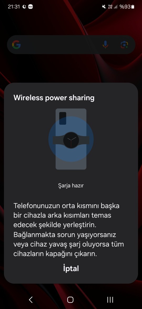 Telefonunuz Wireless power Sharing yani Kablosuz Güç paylaşımını destekliyor mu ve kullanıyor musunuz?