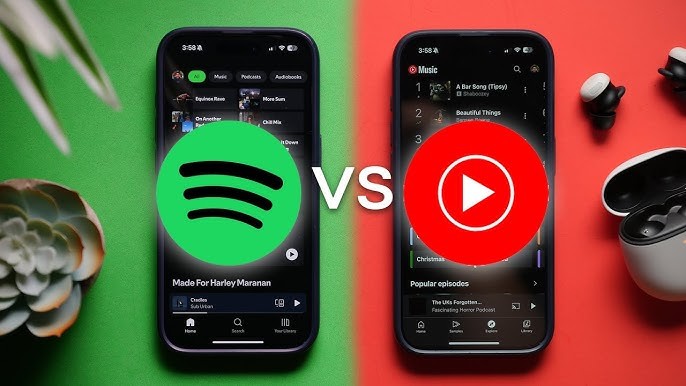 Müzik dinlemek için Spotify mı YouTube Music uygulamasınımı tercih ediyorsunuz?