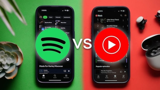 Müzik dinlemek için Spotify mı YouTube Music uygulamasınımı tercih ediyorsunuz?