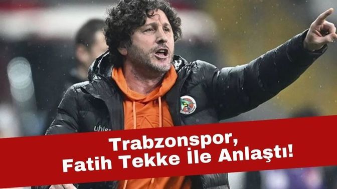 Trabzonspor'da Fatih Tekke dönemi resmen başladı! Sizce Fatih hoca başarılı olur mu?