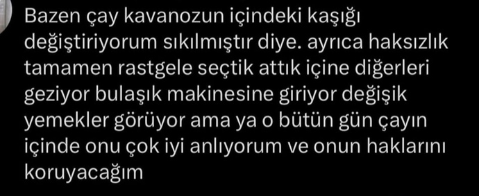 Hak, hukuk, adalet duyguna kaç puan verirsin?