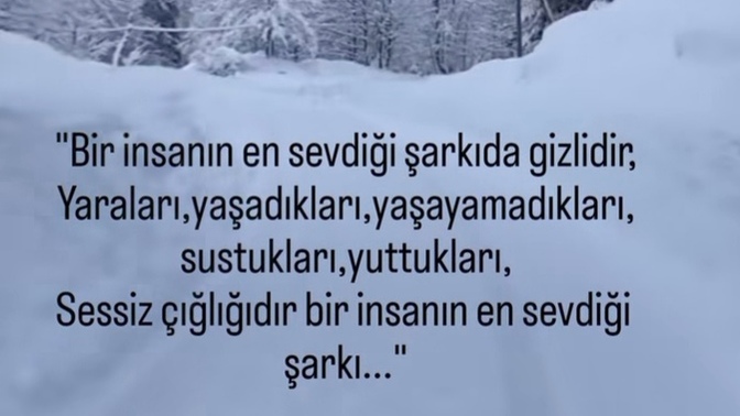 En sevdiğiniz şarkı, sizin özeliniz mi? Hangi şarkı o?