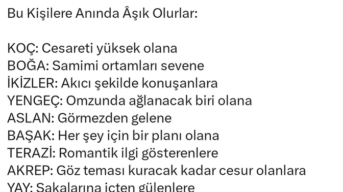 Burcunuza göre nasıl kişilere anında aşık olursunuz?