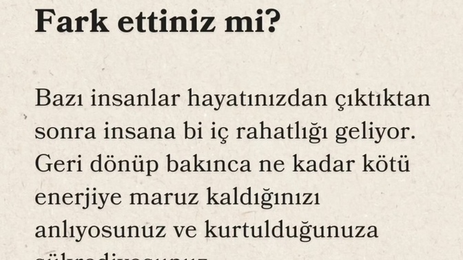 Fark ettiniz mi?