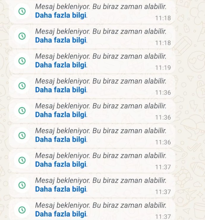 Ne oluyor bu acaba?