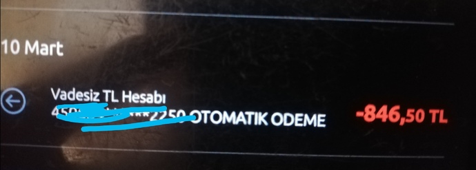 Hesabımdan para çekilmiş, ne yapacağım?