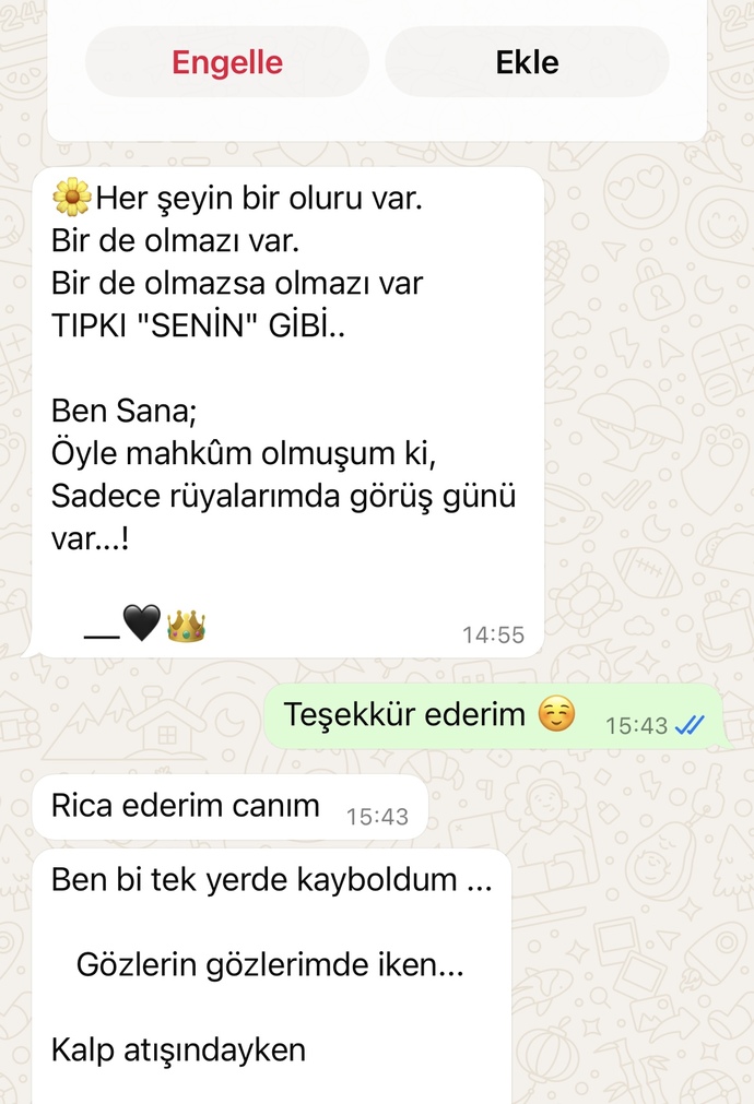 Çocukluk arkadaşınıza aşık oldunuz mu? Bana aşık olmuş galiba sizce öyle mi?