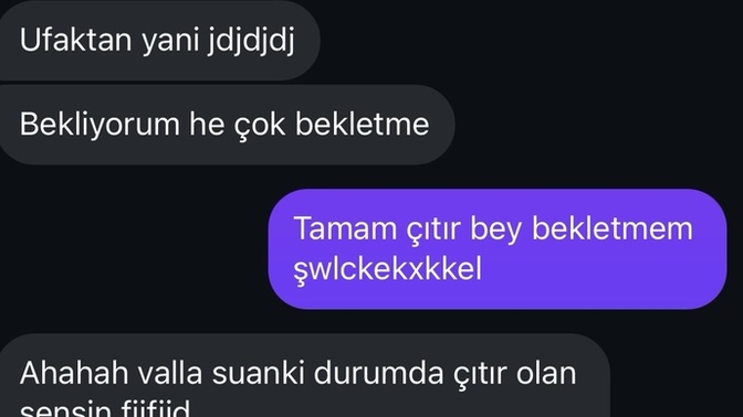 Mesajları okur musunuz?