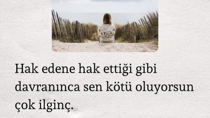 Hakedene hakkettiği gibi davranınca neden hep biz kötü anılıyoruz?