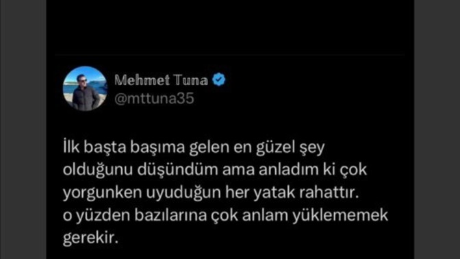 Eski sevgilimin paylaştığı şey?