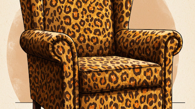 Leopar desenli koltuk alır mıydınız?