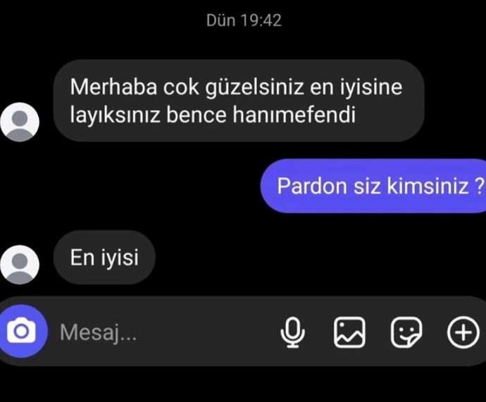 İlk mesajda birine düşme olasılığınız yüzde kaç?