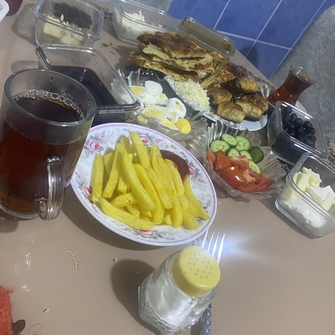 Ben hazırladım yedim yıkayıp uyuyacağım