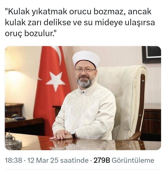 Kulak yikatmak orucu bozar mi?