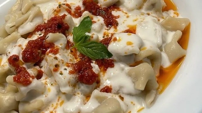 Mantı yaptım güzel olmuş mu? Mantı sever misiniz?