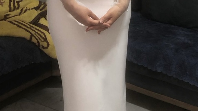 Nikahım için aldım kıloya takıntılı biriyim sizce kilolu göstermiş mi elbise beni?
