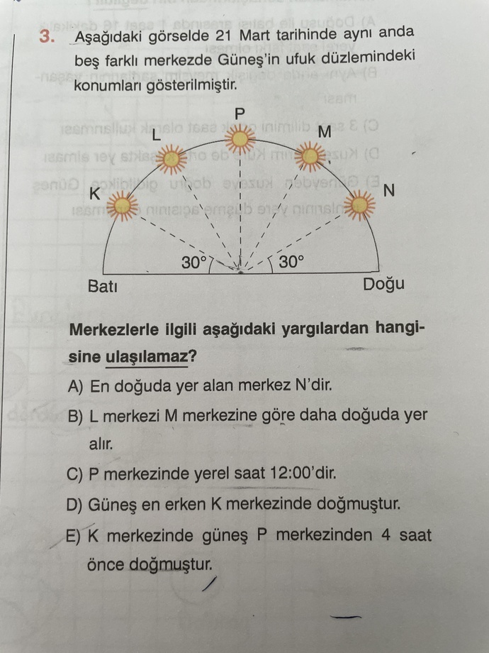 Soruda yanlışlık olabilir mi? tüm şıkları açıklamalı olarak anlatabilecek var mı?