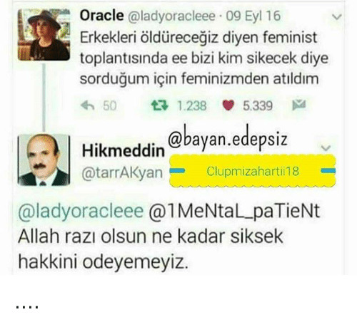 Bu erkekler niye var?